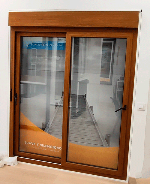 puerta corredera de pvc premiline